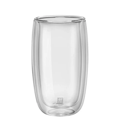 Afbeelding van ZWILLING SORRENTO DUBBELWANDIG LATTE MACCHIATO GLAS 350 ML 2 DLG SET 39500 078