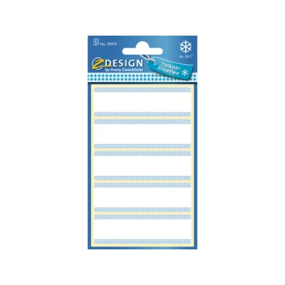 Afbeelding van Avery Av 59375 Z Design Diepvriesetiketten 76X22 Mm 25 Stuks Wit/Blauw