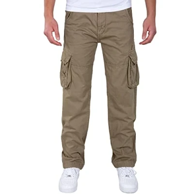 Afbeelding van Alpha Industries JET PANT Cargobroek, Heren, Maat: 33, Taupe