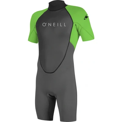 Afbeelding van O&#039;NEILL Reactor 2 2mm Back Zip S/S Spring Wetsuit van neopreen, heren, groen, LS