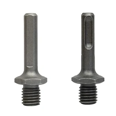 Afbeelding van ASNOMY 2 stuks adapters voor diamanttegelboor met M14 aansluiting, SDS Plus en driehoek zeskantige handige adapter diamantboor M14, boormachine schroefdraad