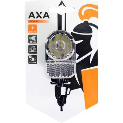 Afbeelding van Axa Pico 30 switch led koplamp BikeTotaal.nl Zwart