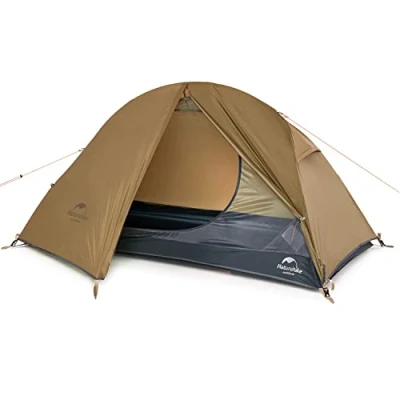 Afbeelding van Naturehike Ultralichte Tent, Trekkingtent voor 1 Persoon, Waterdicht &amp; Winddicht Koepeltent 3 4 Seizoenen, Kamperen, Wandelen
