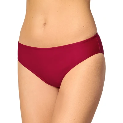 Afbeelding van Merry Style Dames Zwembroek Bikinibroekje Elastische tailleband Polyamide &amp; Elastaan Wijn rood(5288) 44 MS VR Brief 1