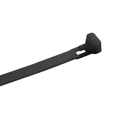 Afbeelding van Meister Kabelbinders Praktische set 25 stuks zwart 200 x 7,6 mm herbruikbaar stabiel nylon UV bestendig duurzaam en robuust/kabelbinderset/kabelconnector / 7452450
