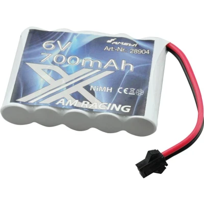 Afbeelding van Amewi NiMH accupack 6 V 700 mAh Aantal cellen: 5 Stick Micro car bus