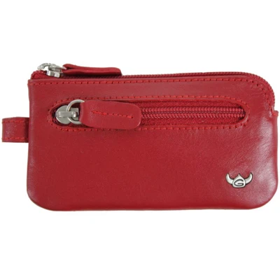 Afbeelding van Golden Head Sleutelgeval Polo Zipped Key Case Red Donkerrood