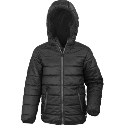 Afbeelding van Result Junior/youth padded jacket R233JY Black