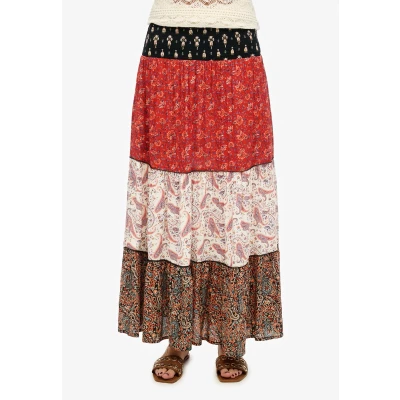 Afbeelding van Superdry Printed Maxirok, Dames, Maat: 38, Mediterranea print