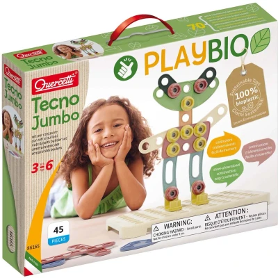 Afbeelding van Quercetti playbio bouwset techno jumbo 42st