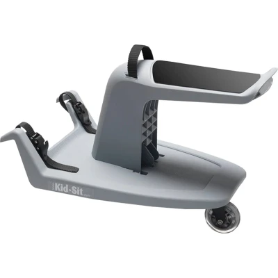Afbeelding van Kid Sit Meerijdplankje Universeel Met Zitje Buggyboard Tot 4 jaar Grijs