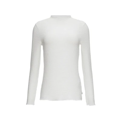 Afbeelding van comma casual identity IM SLIM FIT Longsleeve, Dames, Maat: 34, Weiß