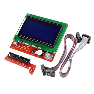 Afbeelding van DollaTek 3D Printer Controller Kit Ramp 1.4 + Full Graphic Smart Display A4988 Stepper Motor Driver voor RepRap (12864 LCD Controller)