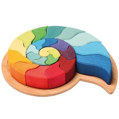 Afbeelding van Grimm&#039;s Houten Puzzel Slak