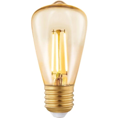 Afbeelding van EGLO LED Stepdimming Lamp E27 Ø 4,8 cm ST48 Amber 2200K