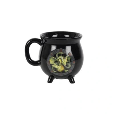Afbeelding van Anne Stokes Something Different Mok/beker Mabon Colour Changing Cauldron Zwart/Multicolours