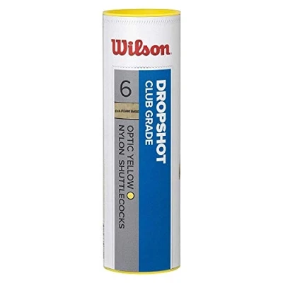 Afbeelding van Wilson Badminton Shuttles Nylon/kurk Geel 6 Stuks
