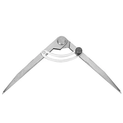 Afbeelding van 6.1Inch Wing Divider, Precisie Lente Divider Scriber Lederen Craft Kompas Met Potlood Houder Verstelbare Spacing Edge Creaser Leathercraft DIY Tool