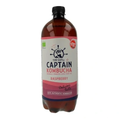 Afbeelding van The GUTsy Captain Kombucha Raspberry 1LT