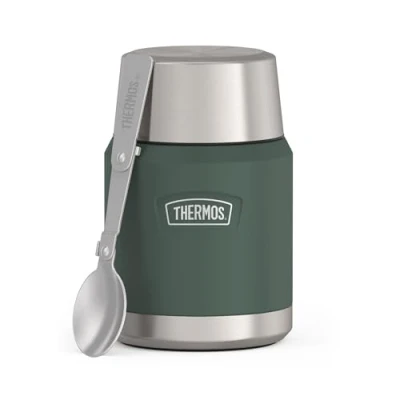Afbeelding van Thermos Stainless Voedseldrager ICON Forest Mat 470ml