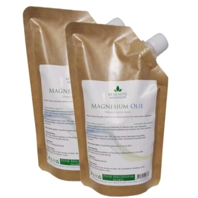 Afbeelding van Magnesiumolie van Ré genesis 1000 ml navulfles voor Magnesiumspray fles Magnesium olie spieren