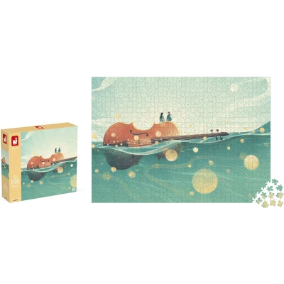 Afbeelding van Janod Kidult Puzzel De reizende viool