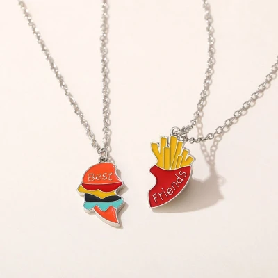 Afbeelding van Hamburger en Frites ketting