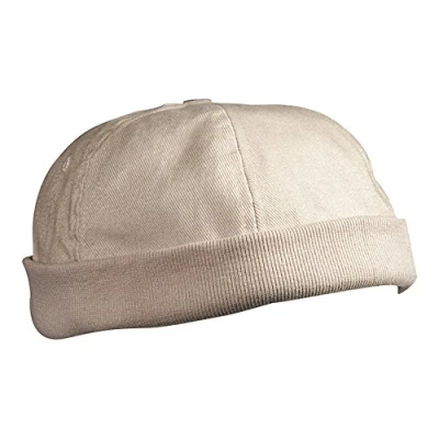Afbeelding van Myrtle Beach Unisex muts 6 Panel Chef Cap, beige, Eén maat