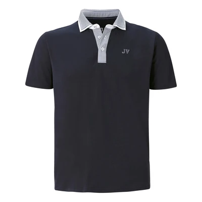 Afbeelding van Jan Vanderstorm oversized polo Plus Size DANHY donkerblauw