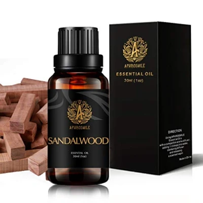 Afbeelding van Aromatherapie Sandelhout Geurende Olie, 1oz 30ml Essentiële Olie Geur voor Diffuser, Luchtbevochtiger, Therapeutische Grade Massage,