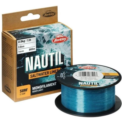 Afbeelding van Berkley Nautil Surf Monofilament Nylon vislijn Turquoise 600m 0.35mm (9.1kg)