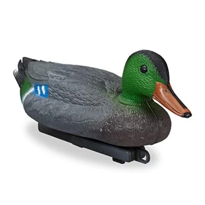 Afbeelding van Relaxdays vijver eend decoratieve wilde kunststof lokeend decoratief figuur