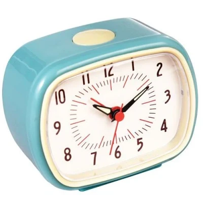 Afbeelding van Rex london blauwe retro wekker
