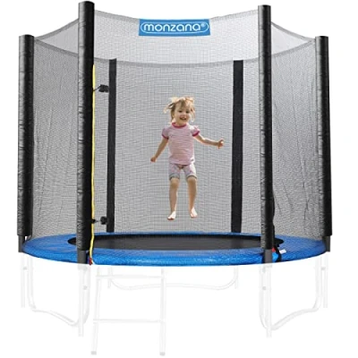 Afbeelding van Monzana Trampoline Ø430cm Veiligheidsnet UV en weerbestendig Zwart