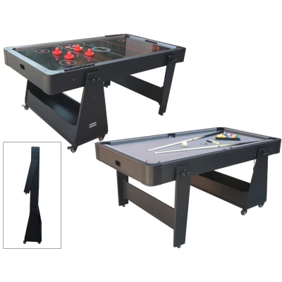 Afbeelding van Airhockey/Pooltafel TopTable Twist 2 1 Max Mobile, Grey Black Bestel bij Championshop.nl: Persoonlijk Advies &amp; Eigen Showroom