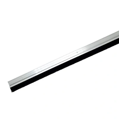 Afbeelding van Euro Tische 1 x borstelafdichting, deurborstel, deurafdichting, tochtstopper om vast te schroeven, aluminium borstel voor lucht en geluidsisolatie, 100 cm