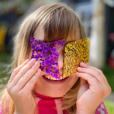 Afbeelding van Tickit RAINBOW GLITTER SHAPES