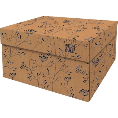 Afbeelding van Dutch Design Brand Opbergbak Storage Box Van Karton Heracleum Berenklauw 38,9x31,3x20,6cm