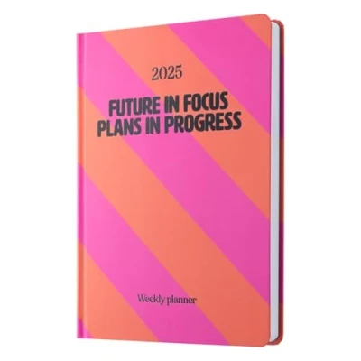 Afbeelding van Grupo Erik 2025 dagboek A5 week om te bekijken januari december Planner met stickers en bladwijzer Dagboek, Verticale 2025, schattig