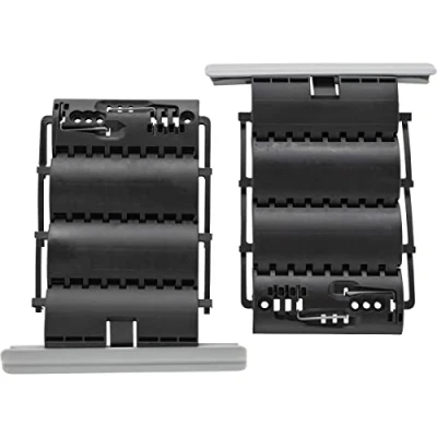 Afbeelding van Schellenberg 16007 Stijve rolluikclip, veiligheidsslot, inbraakwerend, universeel antiliftinrichting, 2 stuks zwart
