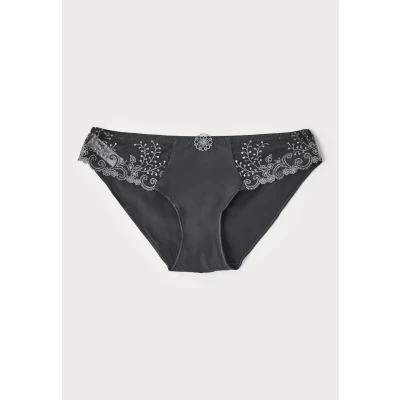 Afbeelding van Simone Pérèle dames Intrigue slip van mesh in de kleur Zwart, maat: 42