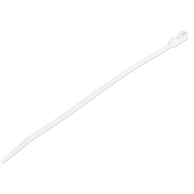 Afbeelding van StarTech.com CBMZTS10N8 kabelbinder Losmaakbare Nylon Wit 100 stuk(s)