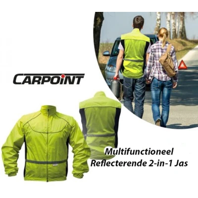 Afbeelding van Multifunctioneel Reflecterende 2 in 1 Jas L XL