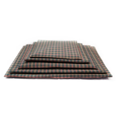 Afbeelding van Comfort benchkussen schotse ruit groen 120x75 cm polyestervezels