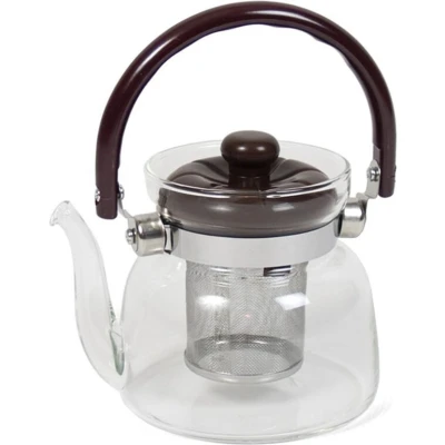Afbeelding van Gerim Theepot met infuser glas 800 ml