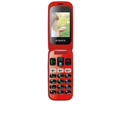 Afbeelding van Emporia One Sr Feature Phone Black/red V.3 32 Mb Zwart rood