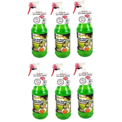 Afbeelding van Tuga 6 x 1 liter Alu Teufel velgenreiniger speciale zuurvrije actieve gel voor velgen en wieldoppen. Biologisch afbreekbaar