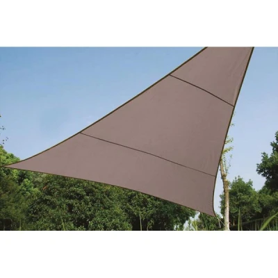 Afbeelding van Schaduwdoek driehoek Perel 3.6 x meter (Waterafstotend, Taupe)