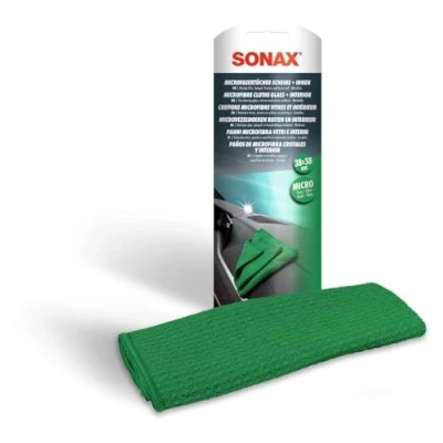 Afbeelding van SONAX Microfiber glas+interieur doek (1 stuk) reinigt ramen, spiegels, dashboard en plastic Ref: 04984000
