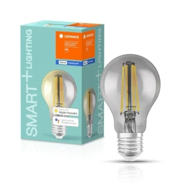 Afbeelding van LEDVANCE LED lamp Lampvoet: E27 Warm wit 2700 K 6 W SMART+ Filament Classic Dimmable [Energie efficiëntieklasse A+] 4 stuks